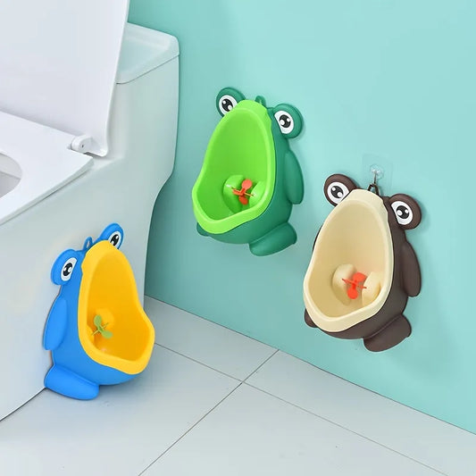 Kindertoilette Urinal Frosch